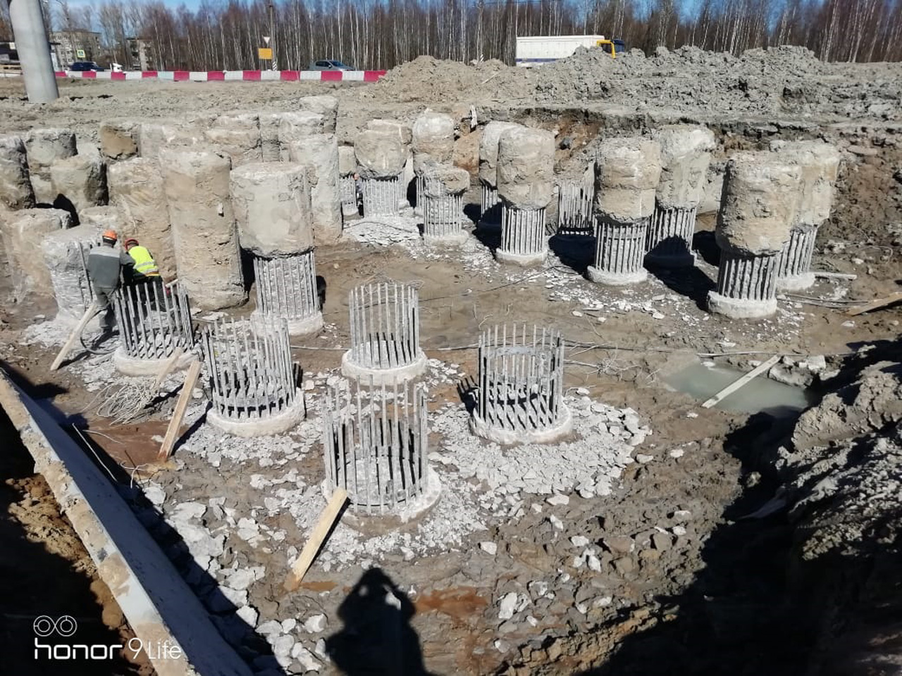 Устройство буронабивных свай, Красная Поляна